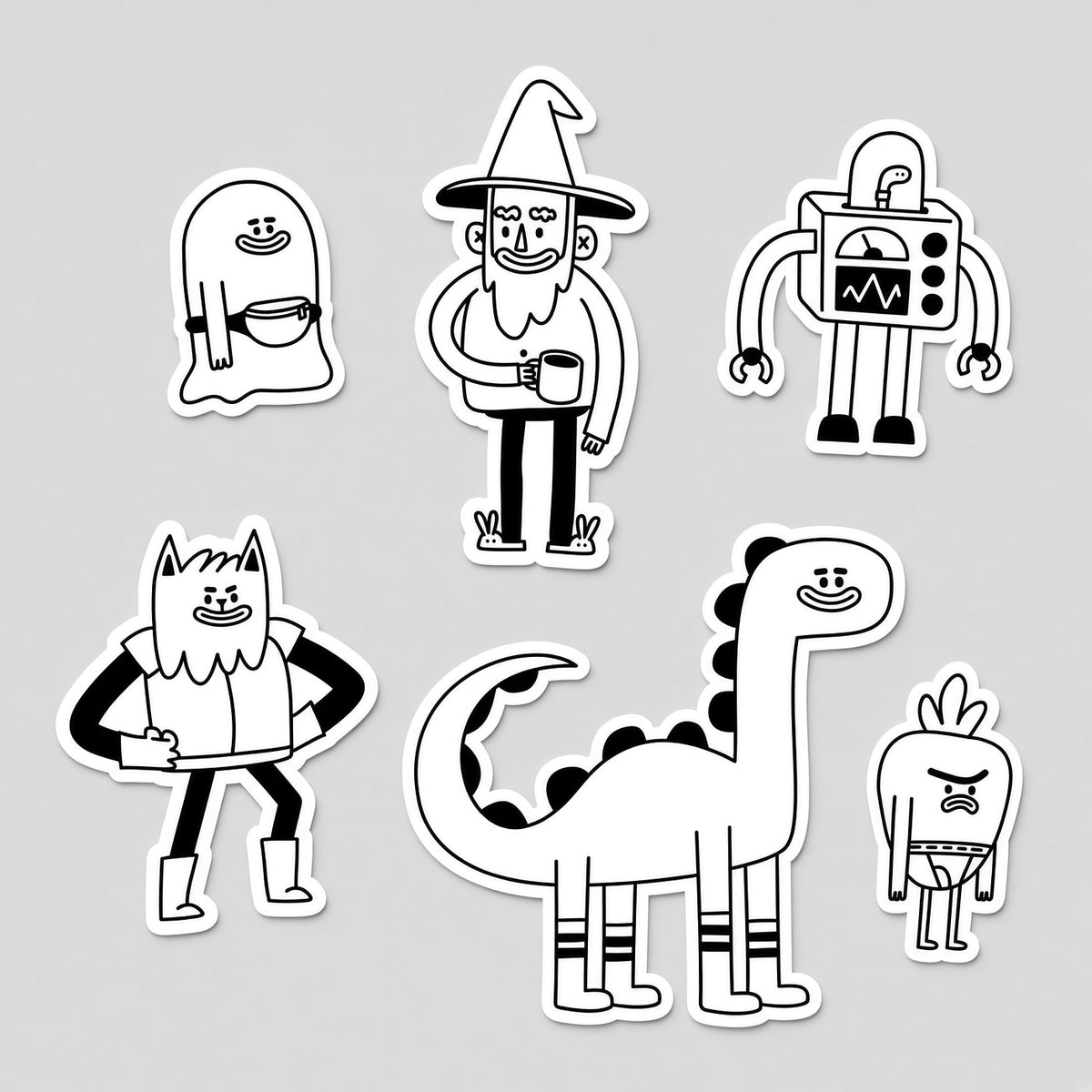 Main Cast Sticker Pack